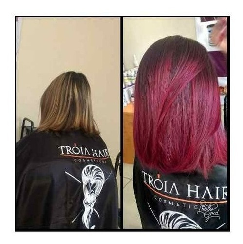 Máscara Tonalizante Power Collor Marsala Troia Hair 500gr - Imagem 4