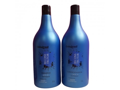 Kit Reconstrutor Shamp.+Cond Profissional Onixx Brasil 2x1L
