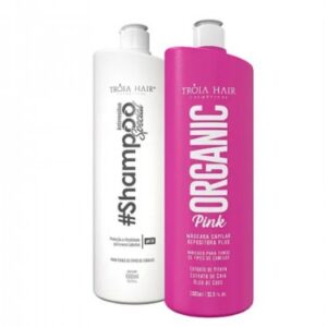Kit Shampoo mais Semi - Definitiva Lisorganic Tróia Hair